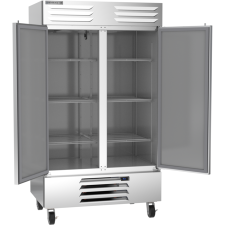 Beverage-Air Reach In Refrigerator, Two Section, Solid Door, 44 Cu. Ft. RB44HC-1S